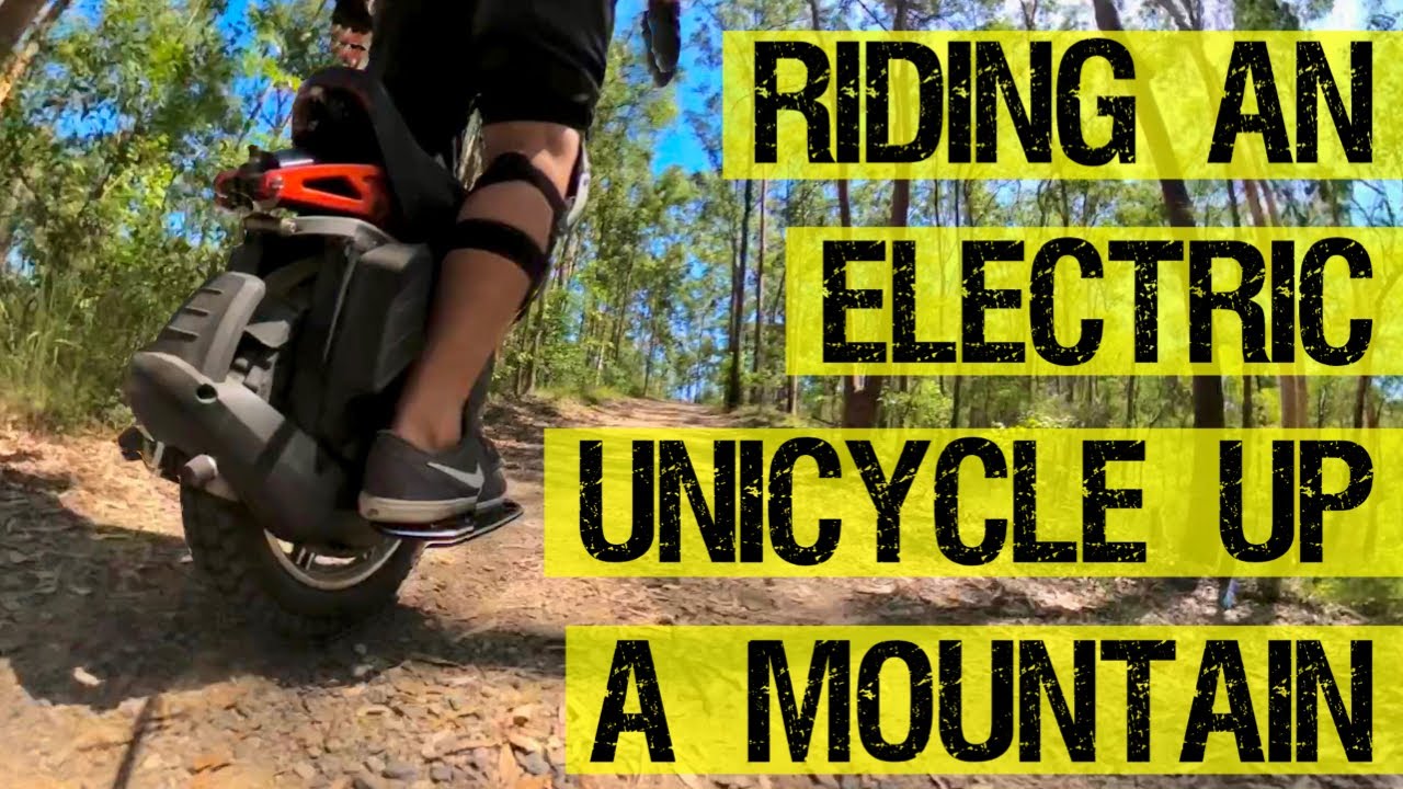 Climbing a mountain on an Electric Unicycle (EUC)!! 😱 😬