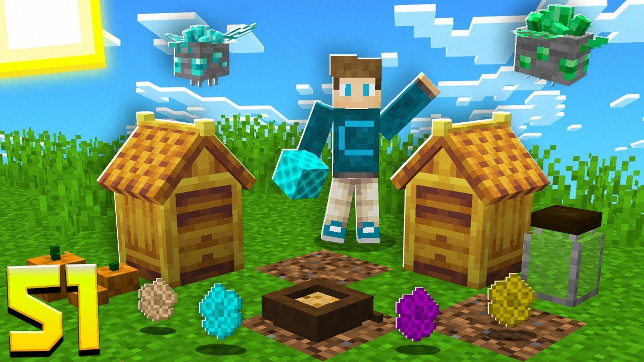 FARM DE MINÉRIOS DE ABELHAS / FAZENDINHA DO CREATE #51