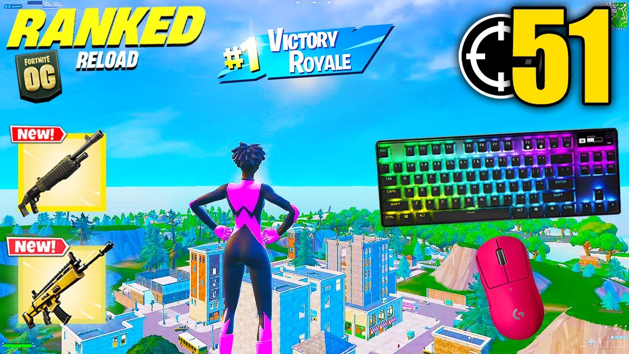 Apex Pro TKL ASMR 😴 51 Kills Ranked Reload 🏆 Satisfying Keyboard OG Fortnite Reload 540 FPS 4K