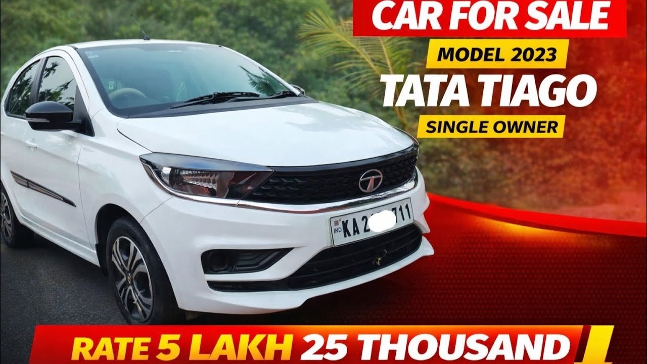 ಸಂಪರ್ಕಿಸಿ📞9844644355☎️2023 Tata Tiago 1.2 Single Owner | ₹5.25 ಲಕ್ಷಕ್ಕೆ ಟಾಪ್ Condition ಕಾರ್