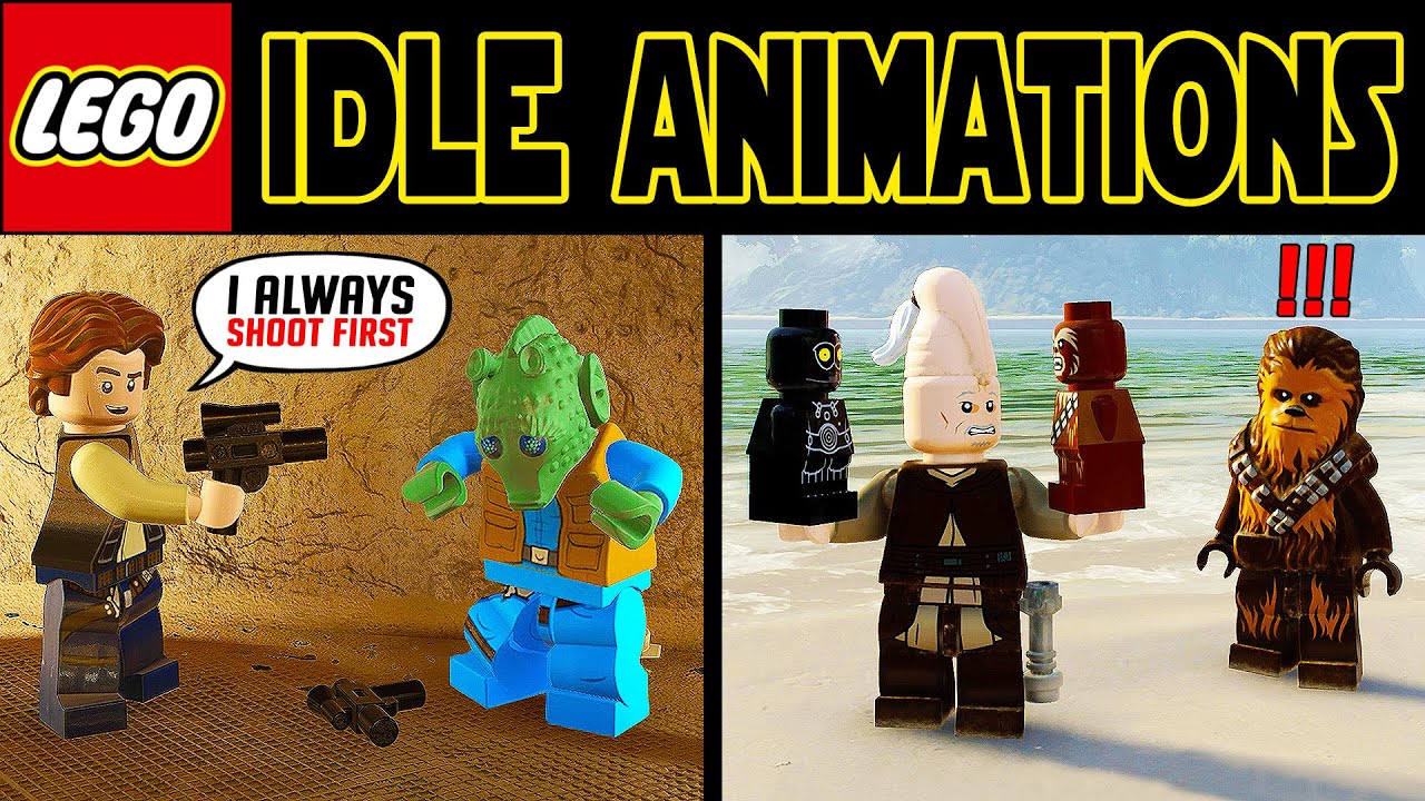 The Funniest IDLE ANIMATIONS in 'LEGO Star Wars: The Skywalker Saga'