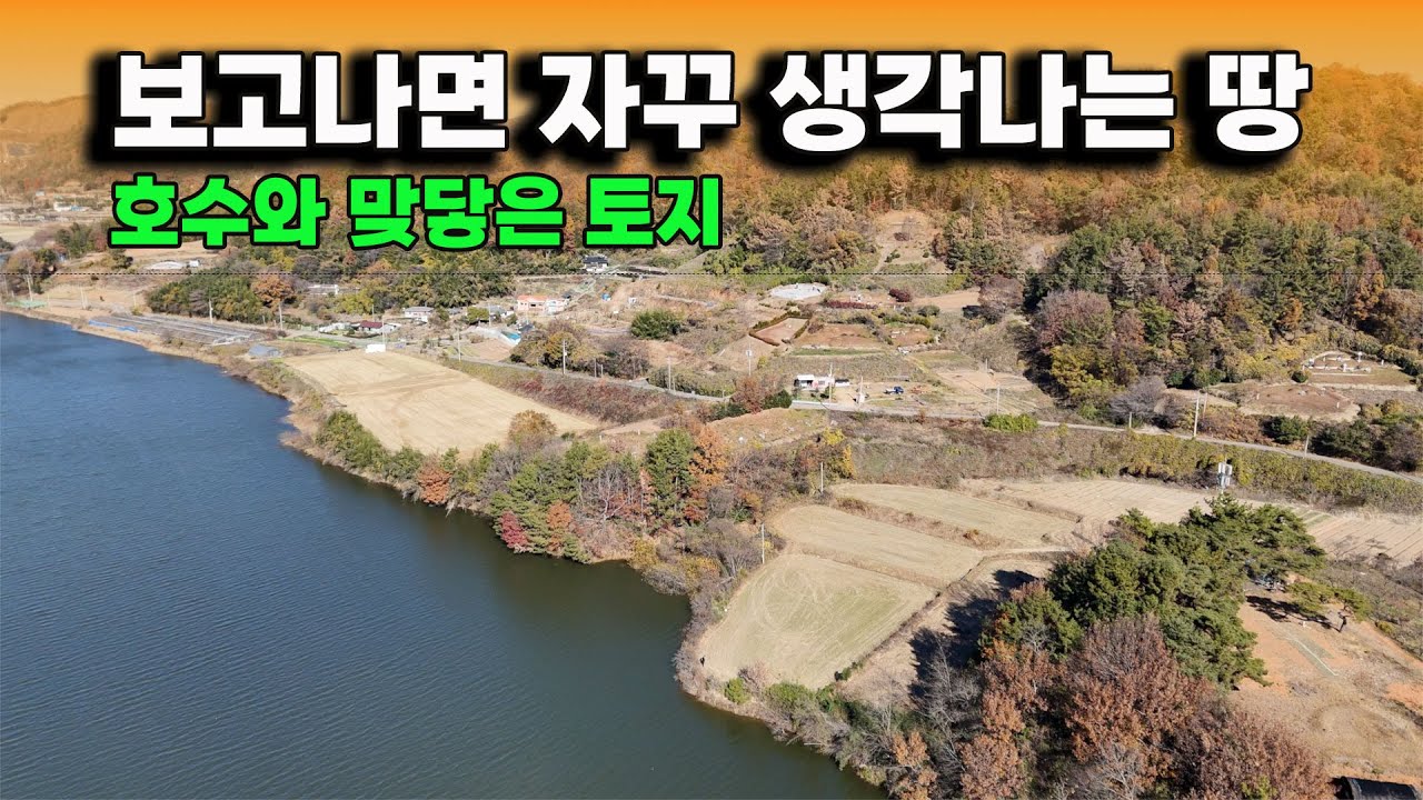매물번호 293. 풍경이 먼저 계약합니다 보고 나면 자꾸 생각나는 땅