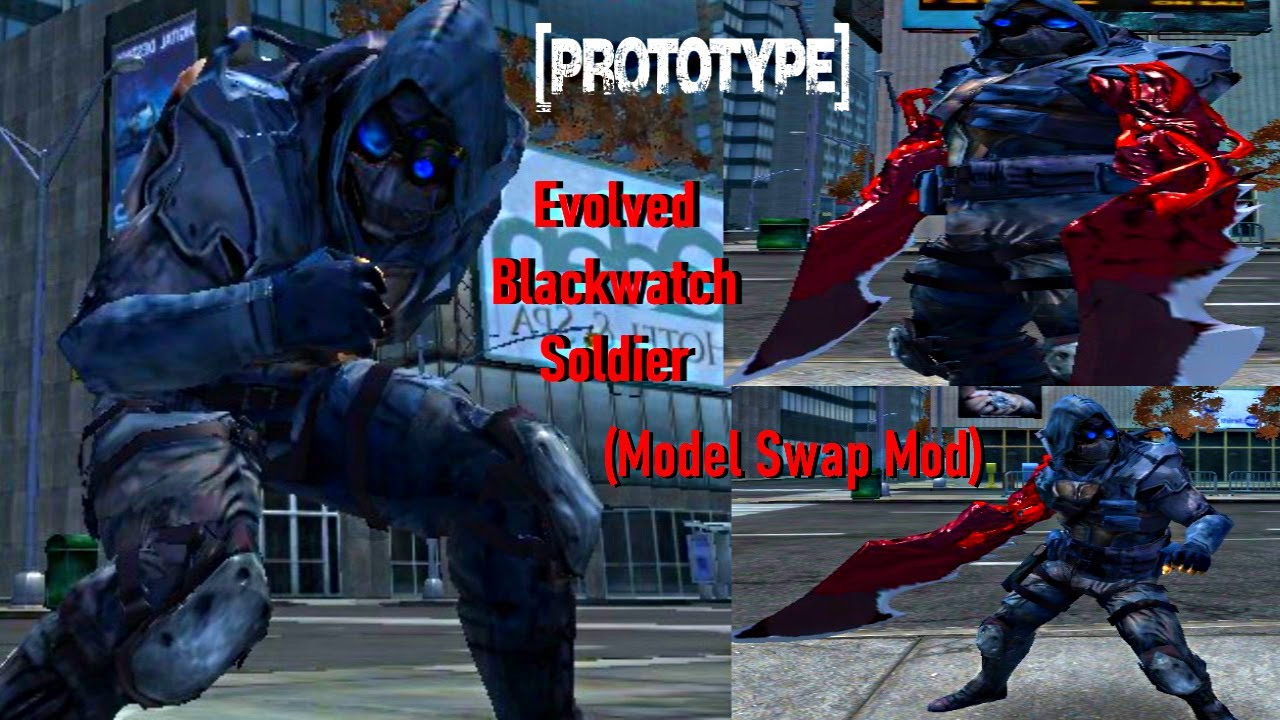 [PROTOTYPE] | Evolved Blackwatch Soldier from PT2 (Model Swap Mod)