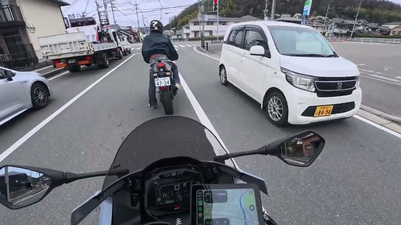 [4K] Suzuki GSXR1000R POV Ride | winding road | Insta360