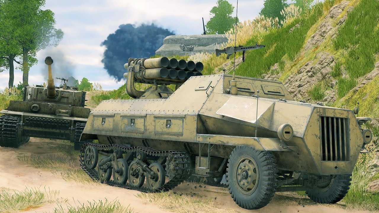 15 cm Pz.W.42 Rocket Tank Gameplay - Ver-sur-Mer - Invasion of Normandy [1440p 60FPS]