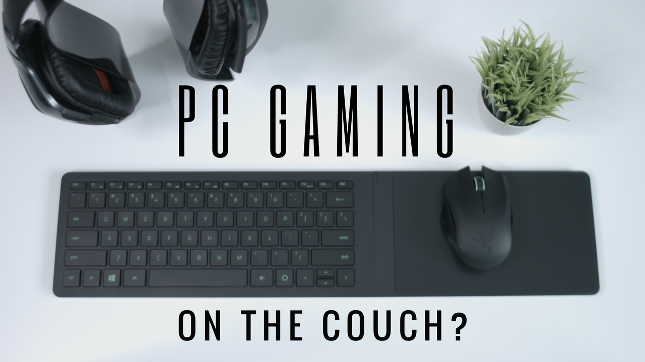 PC Gaming | Razer Turret Living Room Gaming Mouse and Lapboard