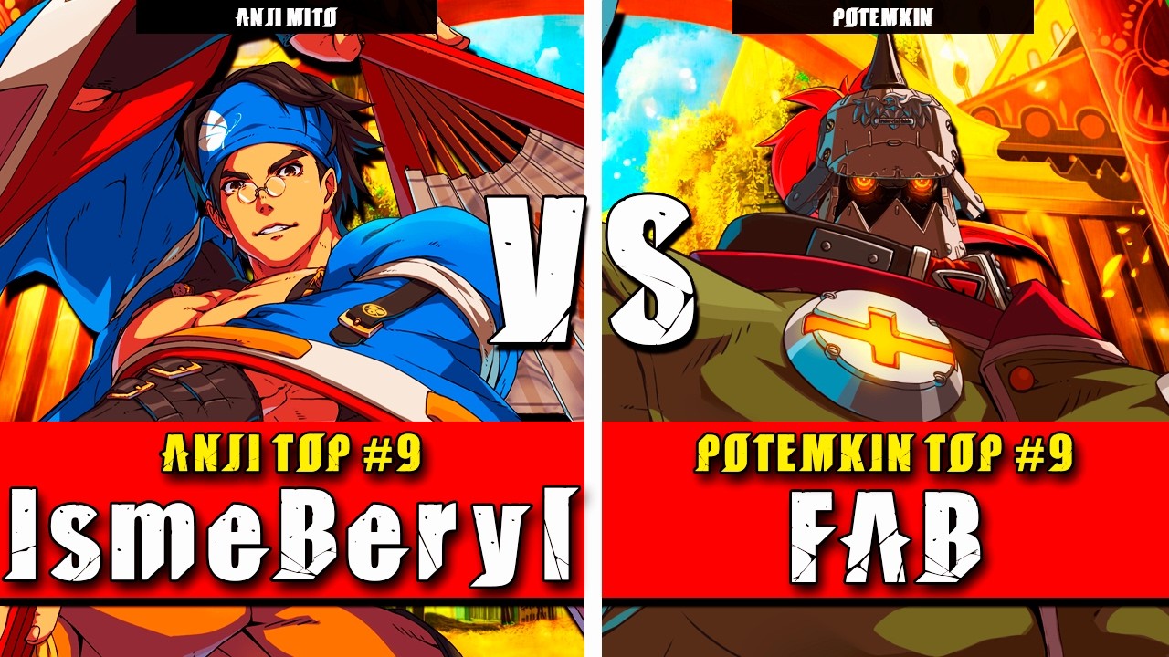 GGST | IsmeBeryl (Anji MIto) VS FAB (Potemkin) | Guilty Gear Strive High level gameplay