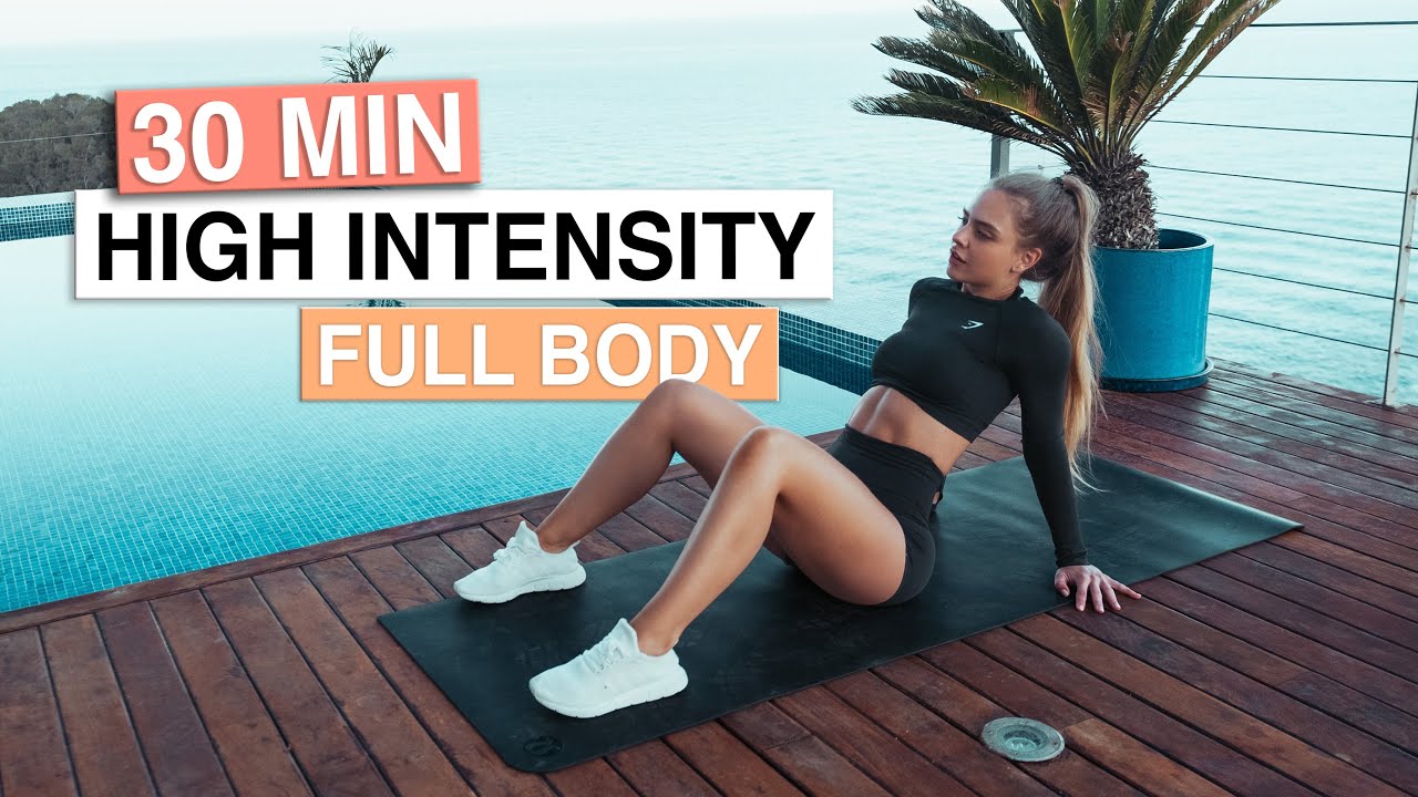 30 MIN INTENSE CARDIO & AB WORKOUT, No Equipment & No Repeat