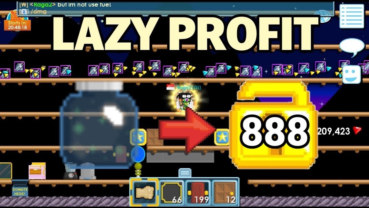 LAZY PROFIT WITH GHOST JAR 🤑 (NO FARMING!!!) | How To Get Rich 2025 | Growtopia Profit