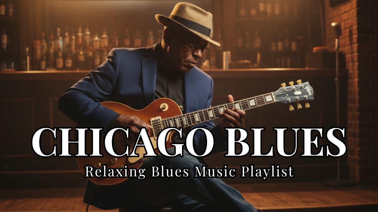 Relaxing Chicago Blues Playlist 10 🎸 Slow Blues for Lonely Nights | Midnight Blues & Whiskey Blues