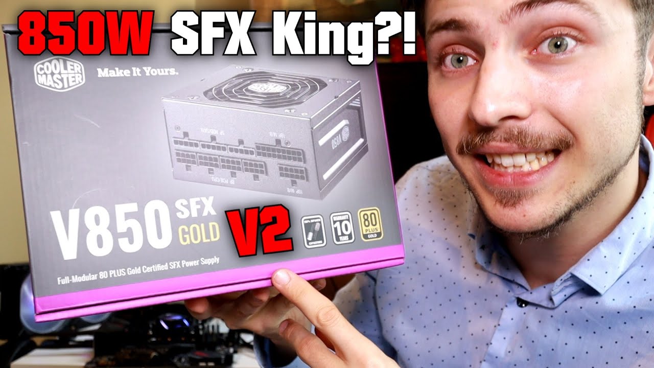 850W SFX King?! 😱 Cooler Master V850 L&uuml;fterkurve V1 vs. V2 unh&ouml;rbar leise! NR200P MAX Netzteil