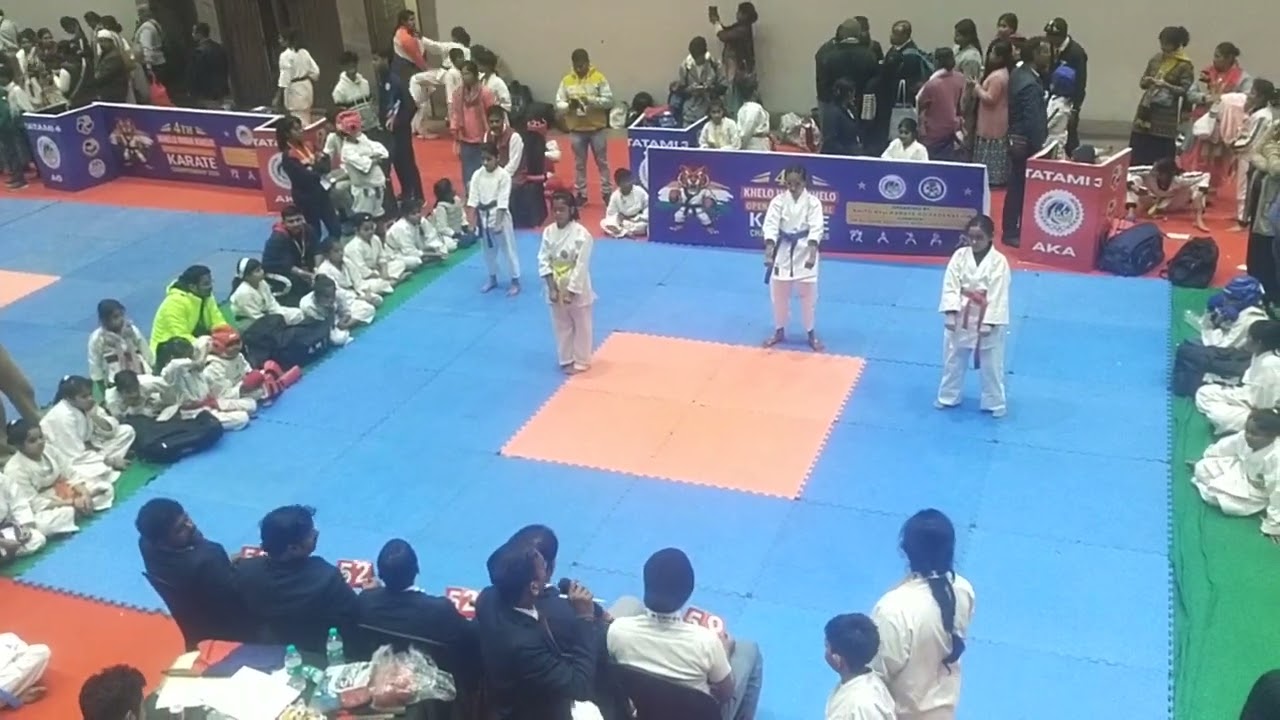Kamalika in a Tournament Presenting Kata Saifa held on 4th Jan. 2026. 