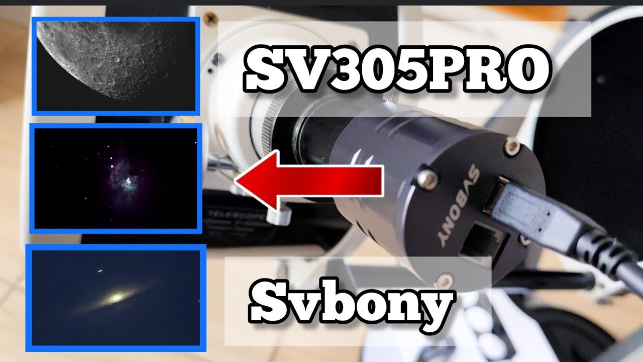Câmera para Telescópio SV305PRO - Primeiras impressões e imagens