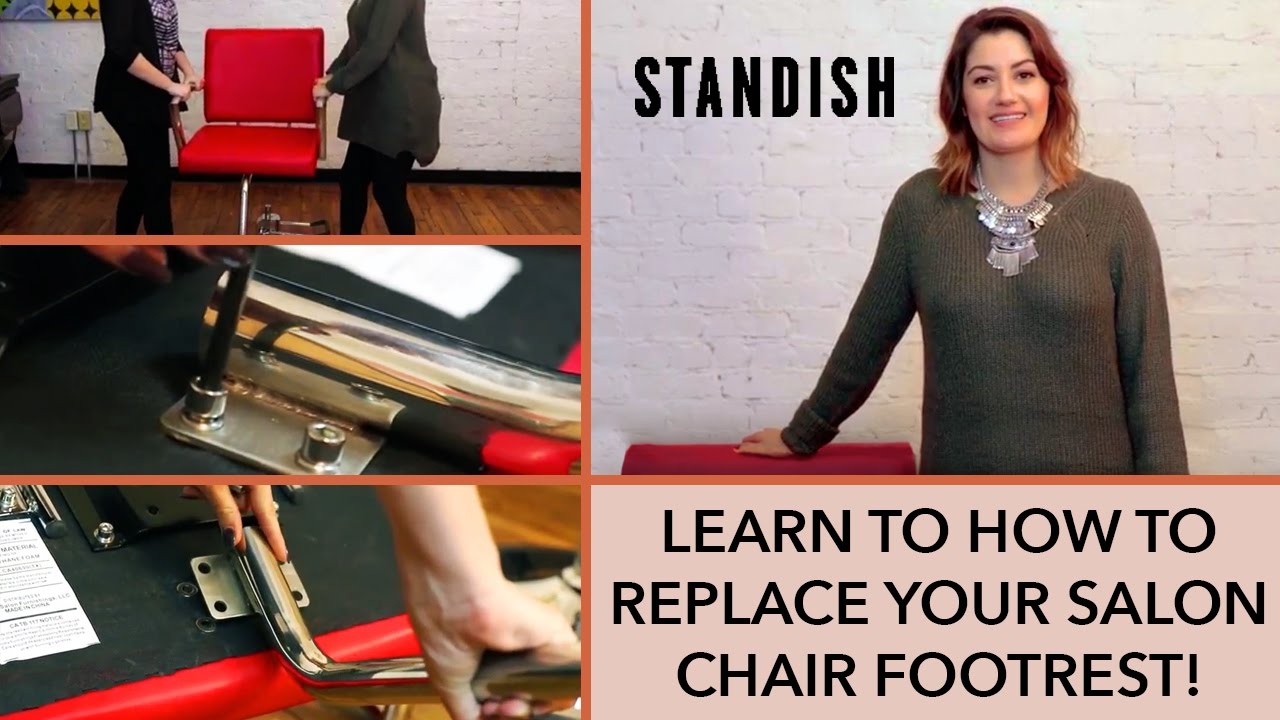 How To Replace Salon Chair Footrest | Standish Salon Goods