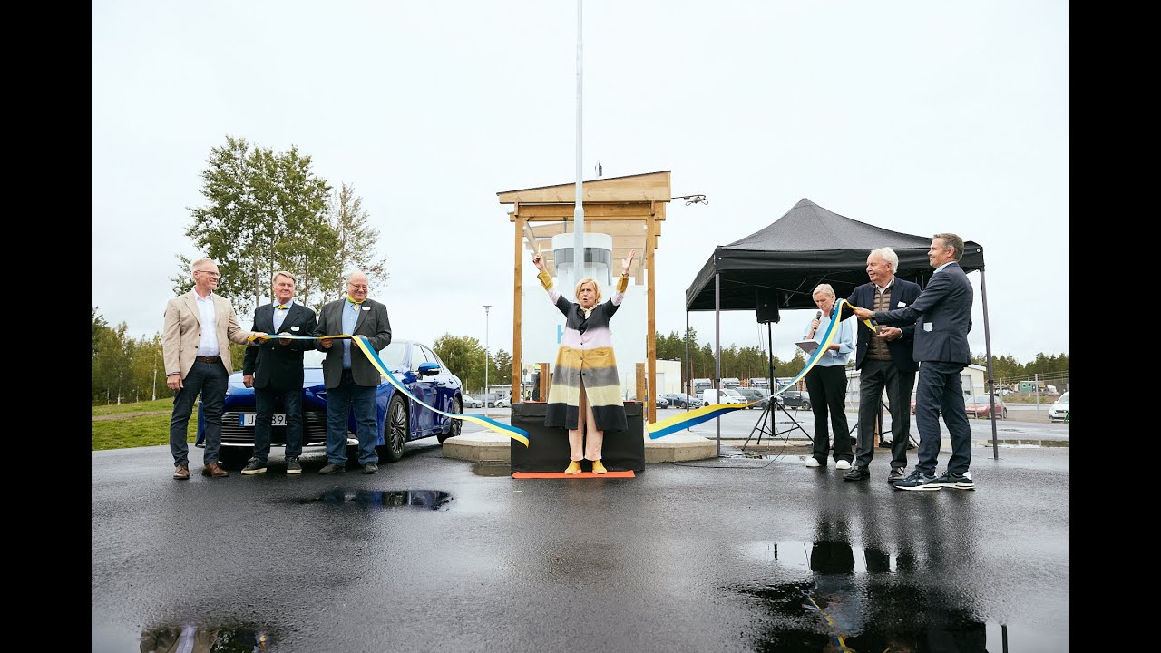 Metacon AB - Invigningen av Uppvidinge Vätgas publika vätgastankstation