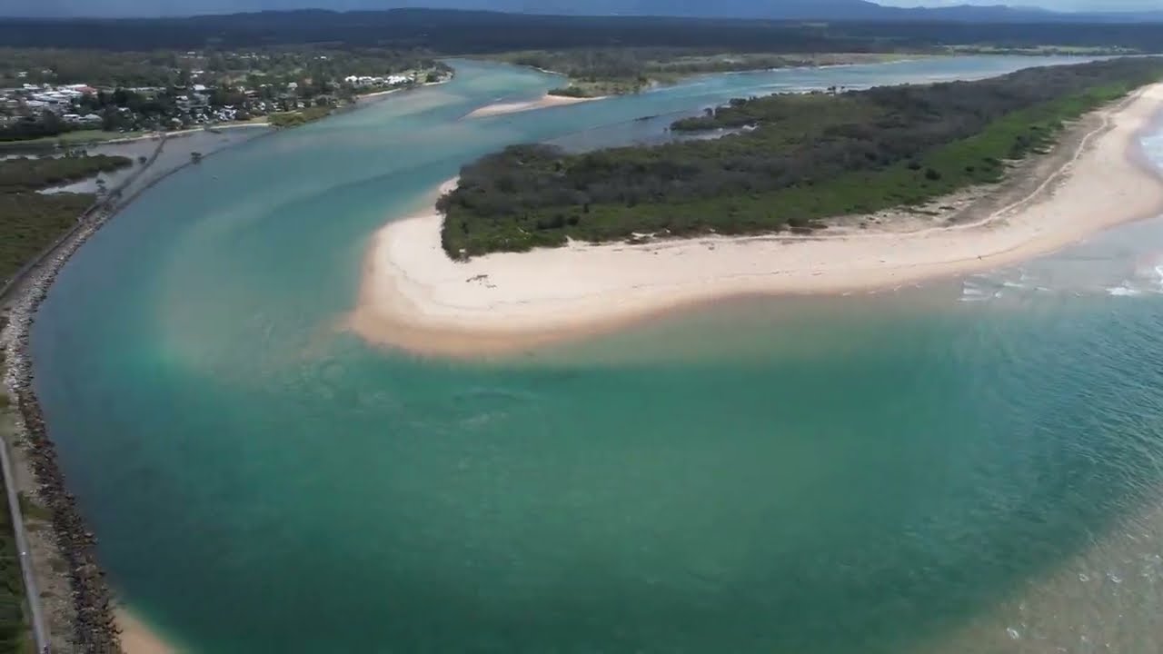 Hidden Gem of the NSW Coast – Urunga from Above
