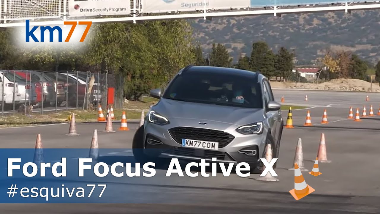 Ford Focus Active X Sportbrake 2020 - Maniobra de esquiva y eslalon | km77.com
