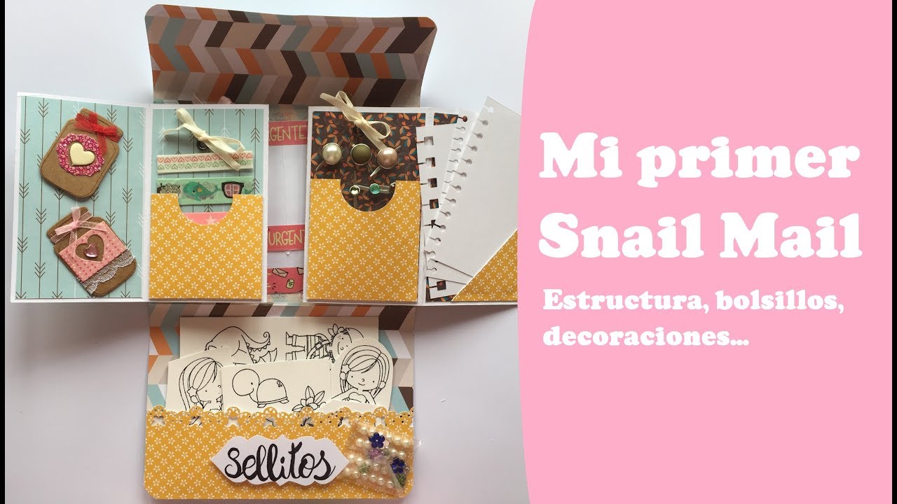 Mi primer Snail Mail: estructura, decoración, bolsillos...