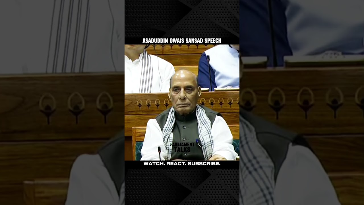 MP. Asaduddin Owais's openion remarks in parliament | #shortvideo