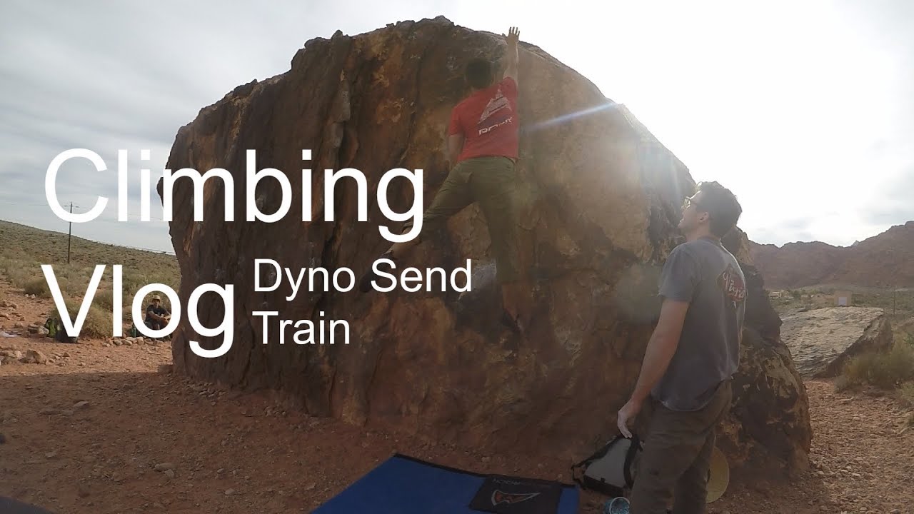 A Trip with the Boys Pt 2| Kraft Boulders | Red Rock Climbing | ClimbingVlog