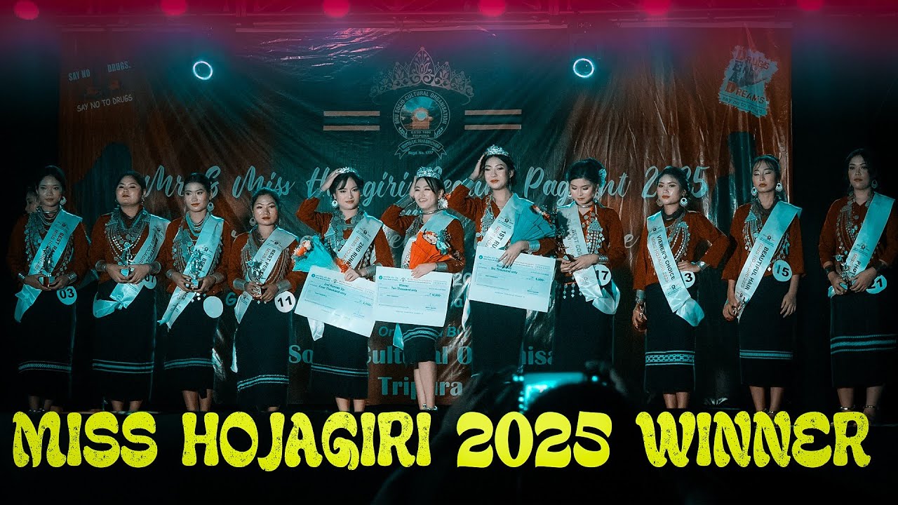 Miss Hojagiri 2025 Winner 🏆|| Beauty Pageant || Organised -BSCO