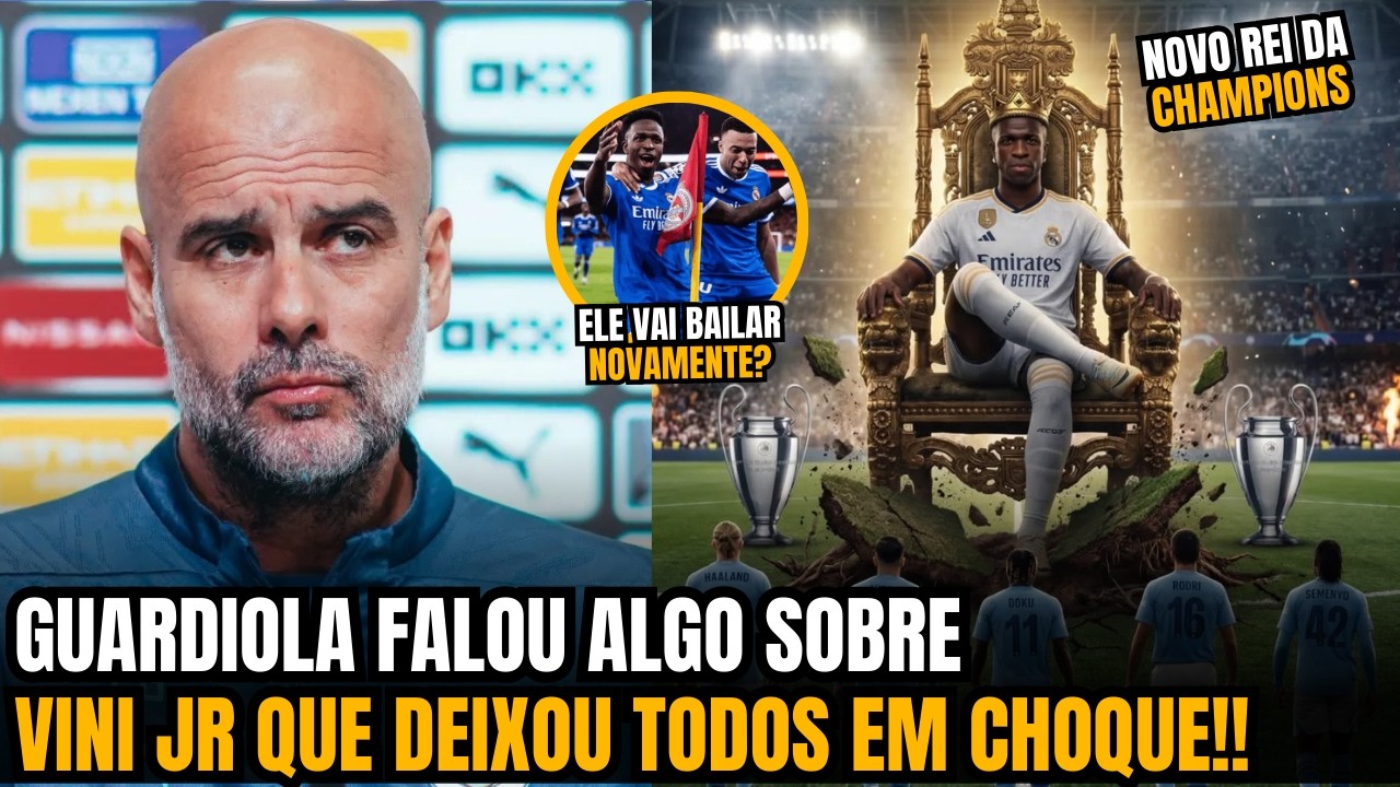 🚨NOSSA!! OLHA O QUE GUARDIOLA DISSE SOBRE COMO PARAR VINICIUS JR NA CHAMPIONS LEAGUE!!