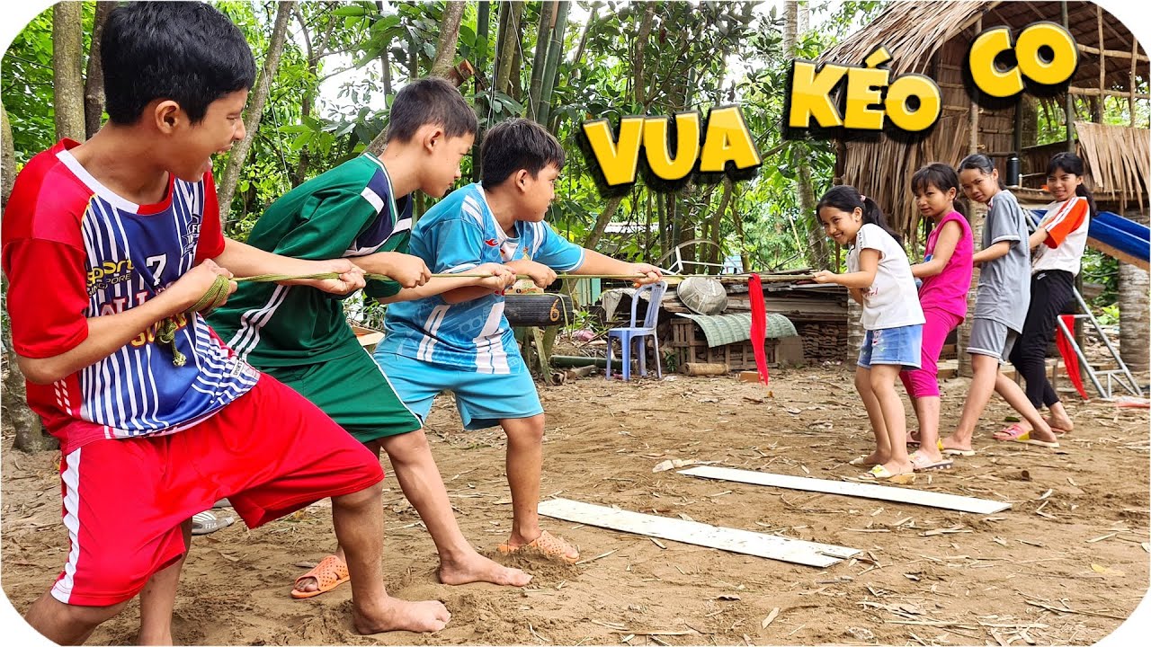 Tony | Thử Thách Kéo Co Dưới Mưa - Vua Kéo Co