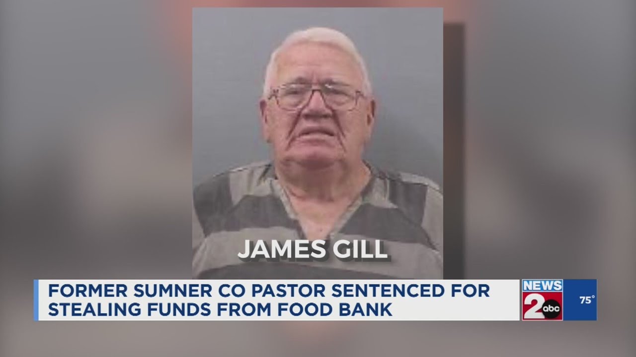 Former Sumner County pastor sentenced for stealing funds from food bank