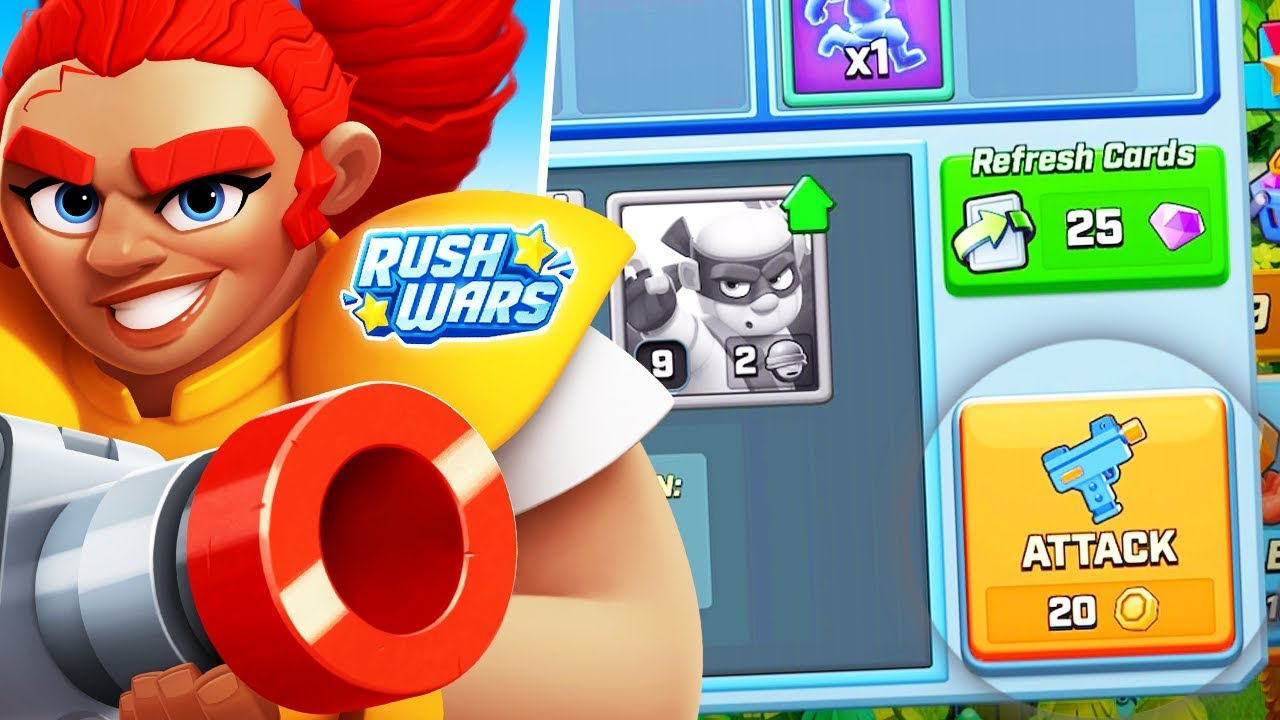 Атакующий получил еще больше в Rush Wars