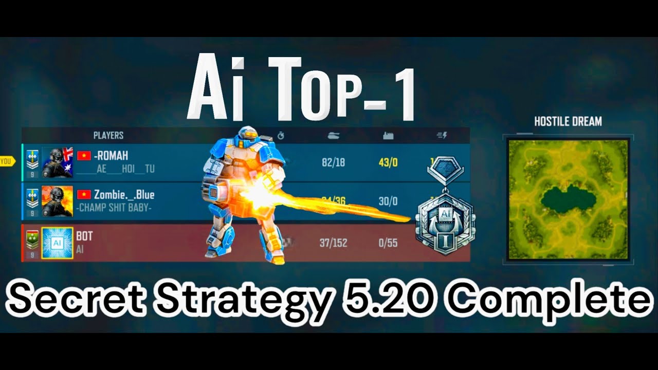 Art of war 3 || ai top HOSTILE DREAM Map|| #gameschitahaow3 