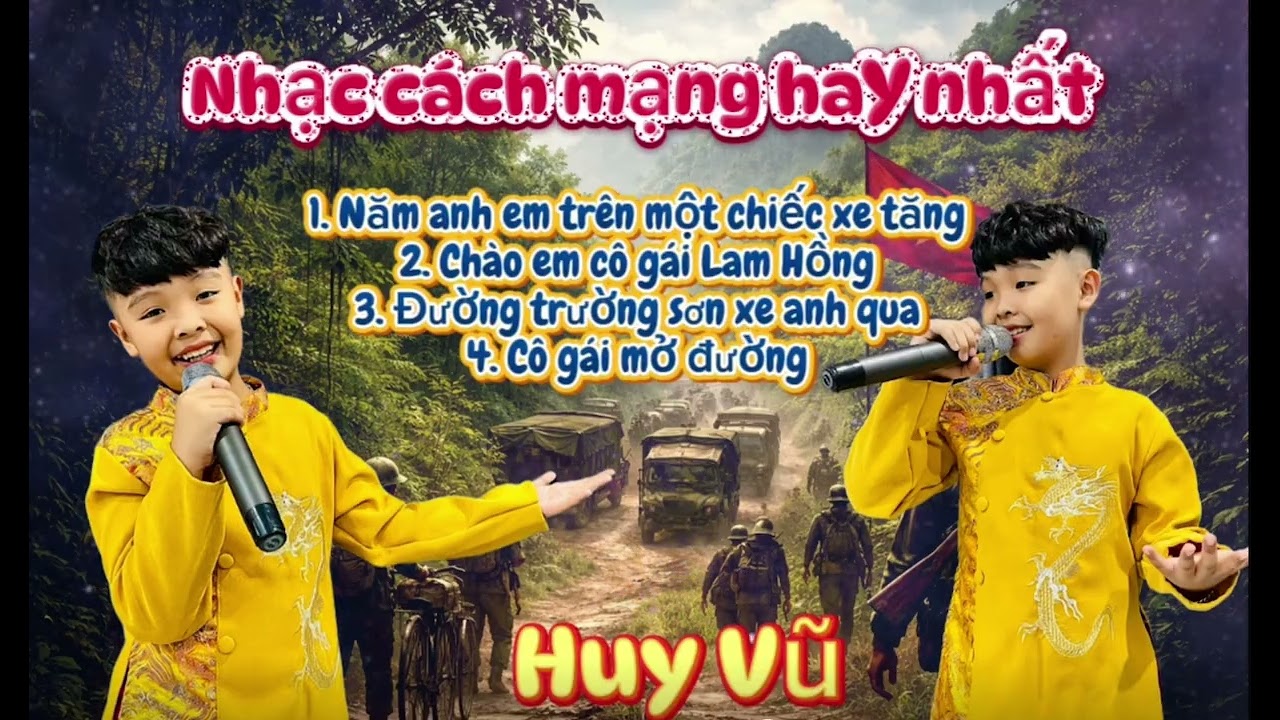 Nhạc cách mạng trường sơn hay nhất - bé Huy Vũ ( tài năng nhí Việt Nam thể hiện)