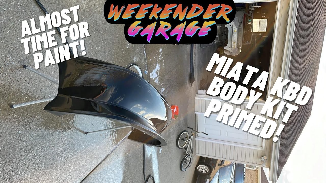 How To Get Miata KBD Body Kit Ready For Paint | EP. 7 |4K