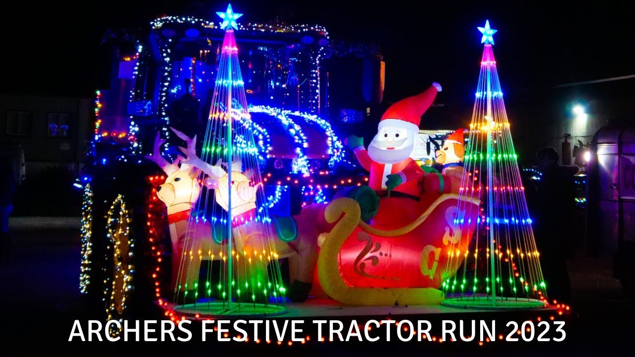 Archers Festive Tractor Run 2023 - Merry Christmas