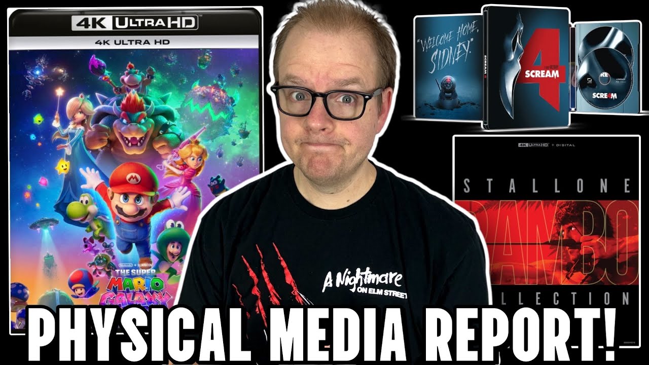 Новая коллекция RAMBO в 4K, Mario Galaxy и Scream 4 в 4K Steelbook! | Отчет о физических носителя...