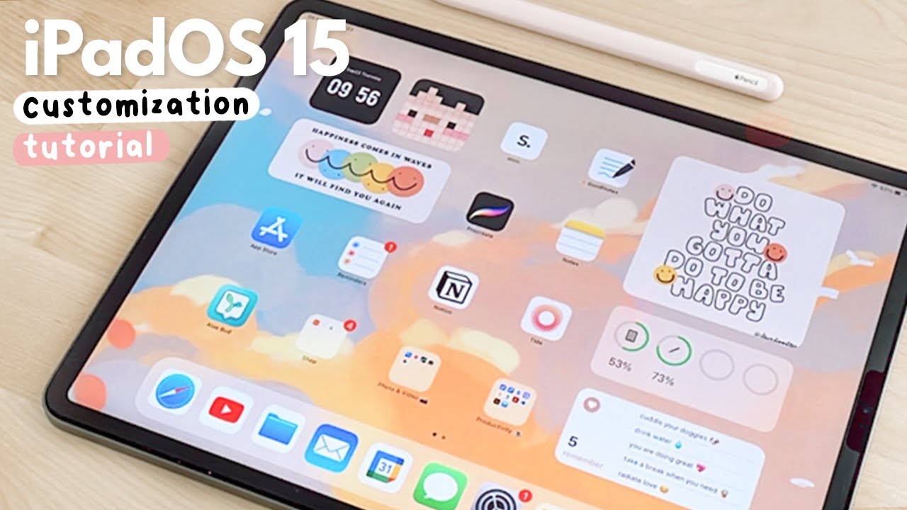 How to customize your home screen in iPadOS 15 ✨🍎 (+ widgets, wallpaper)