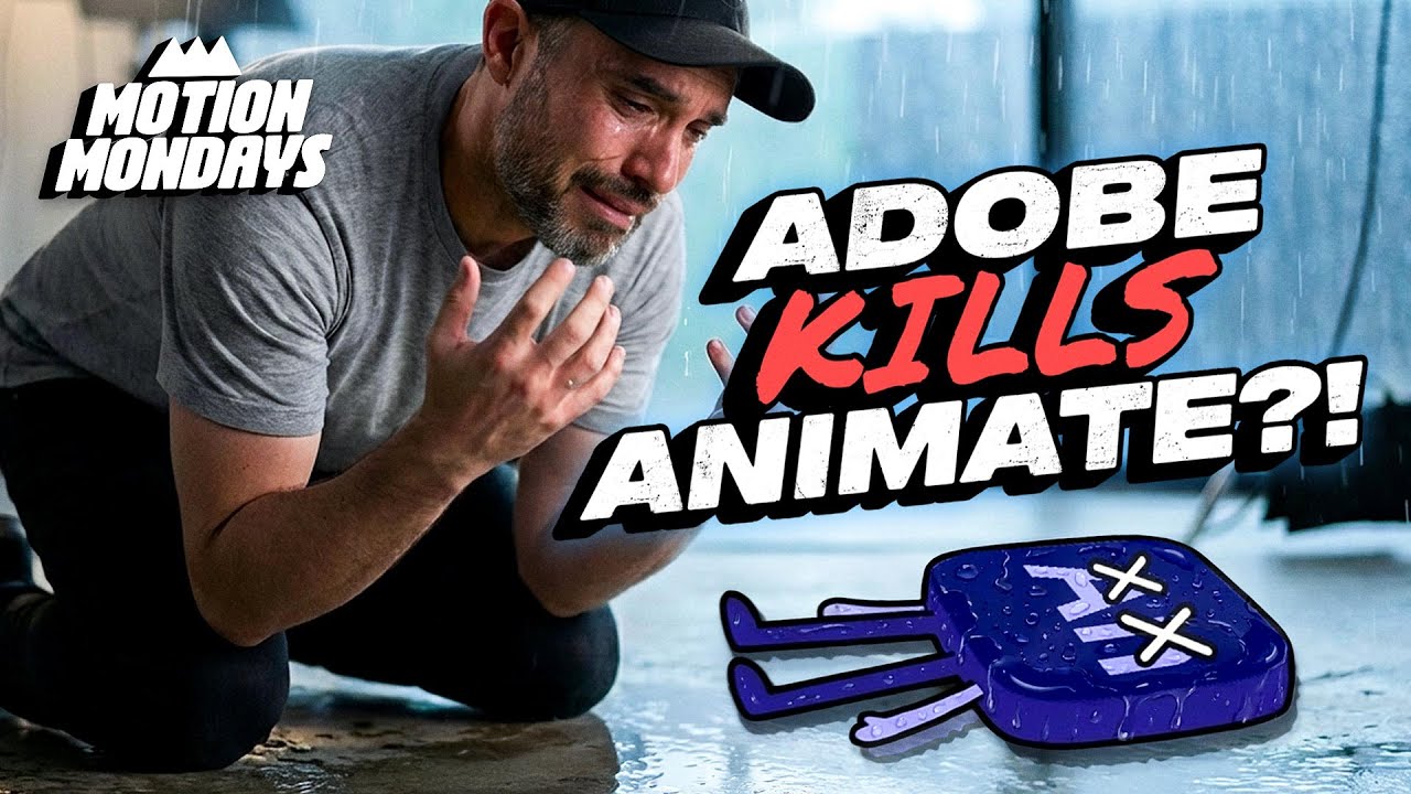 Adobe отменила решение о закрытии Animate + План развития Blender до 2026 года | Motion Mondays