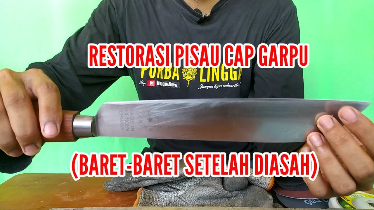 Skill Up ‼️Restorasi Pisau Herder Cap Garpu Baret-baret Bekas Diasah ‼️@Mujiono Ahmad