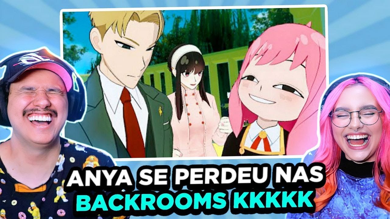 REACT Loid e Yor levam a Anya para um Parque de Diversão | Lanzinho