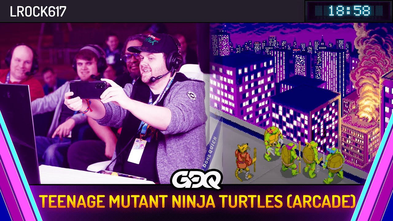 Teenage Mutant Ninja Turtles (Arcade) by LRock617 in 18:58 - Awesome Games Done Quick 2024