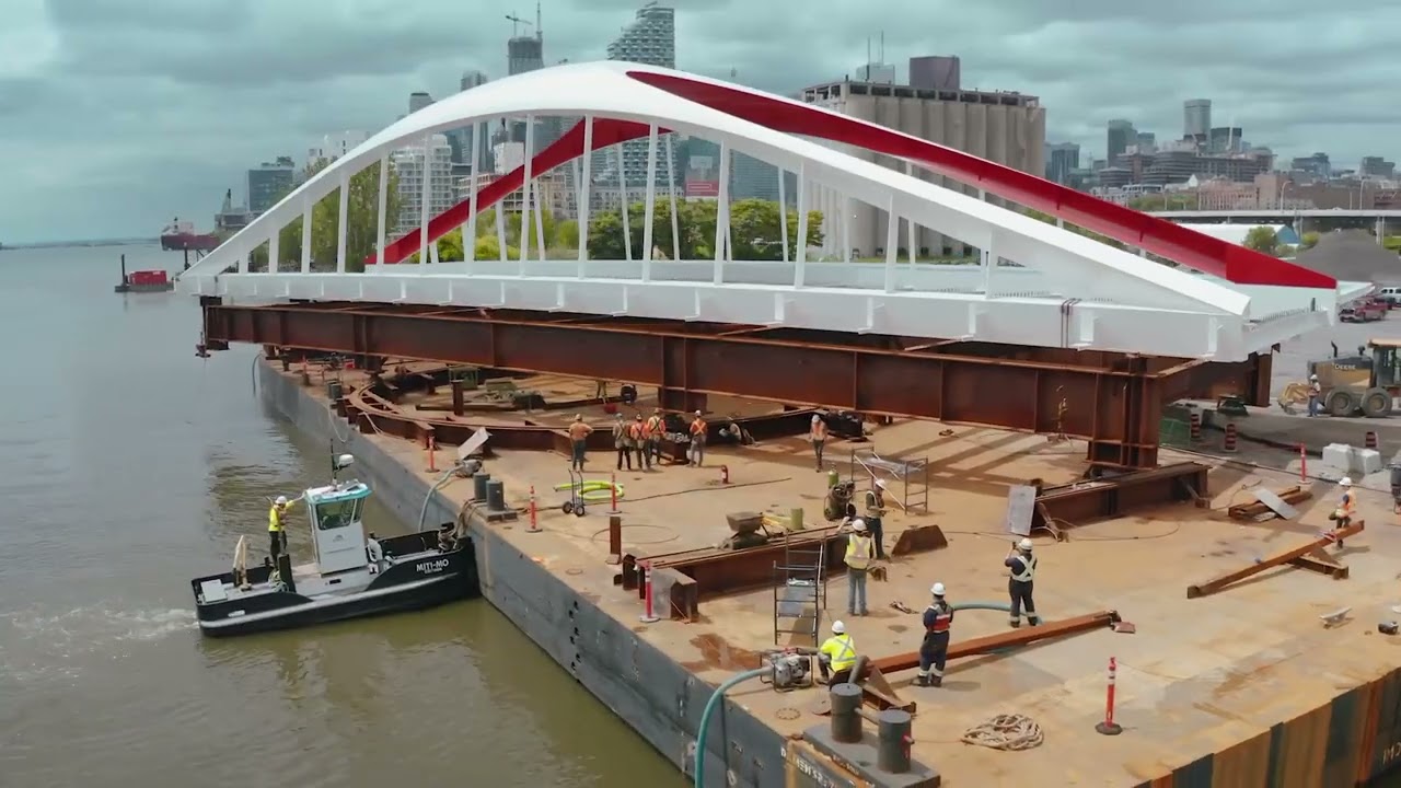 Final Bridge Delivery at the Port Lands Project