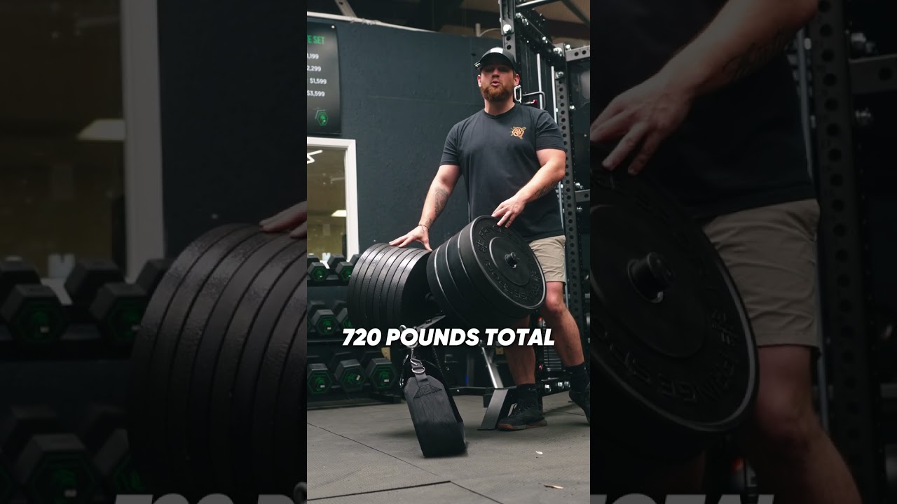 How Much can the Mammoth Belt Squat Hold? #shorts