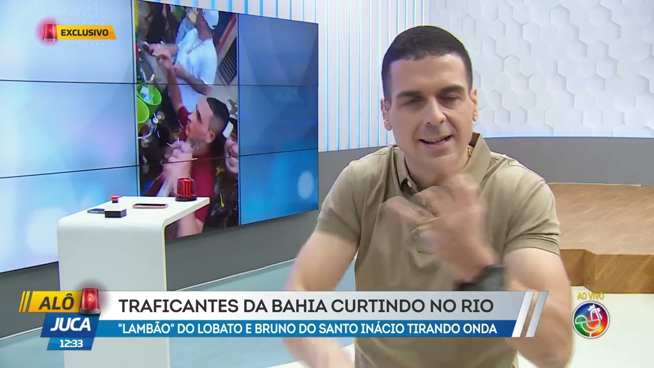 Traficantes da Bahia curtindo no Rio | AL&Ocirc; JUCA | TV ARATU