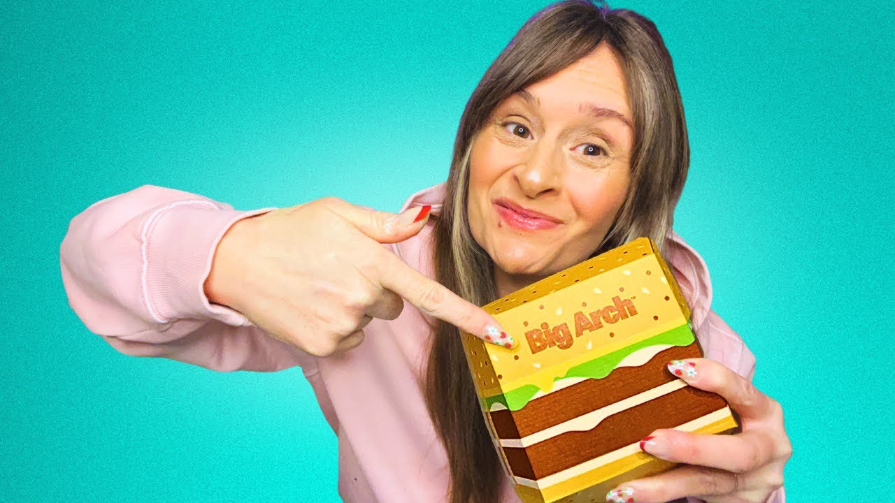 I Tried The McDonald’s Big Arch Burger…🤭 (Chat Voted First!) 