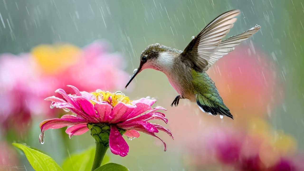🕊️ Soothing Piano Melodies & Bird Songs | Natural Symphony for Stress Relief and Deep Sleep 🎹🌸🌷