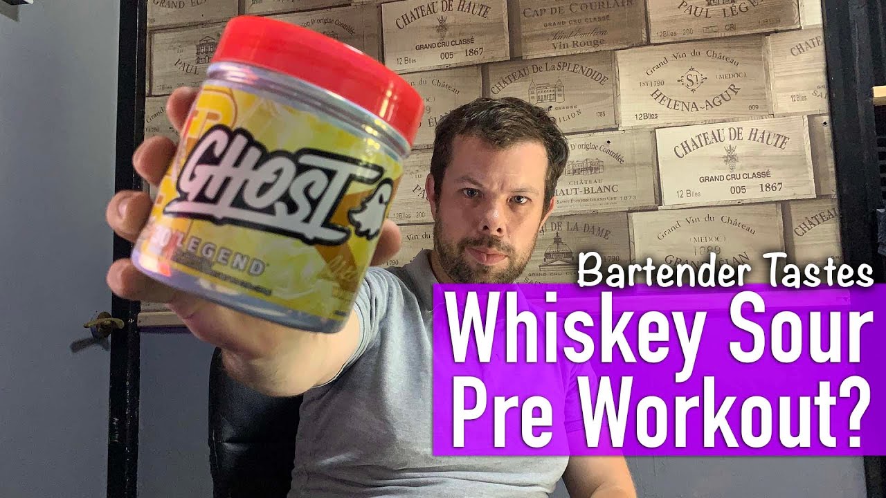 Bartender tastes WHISKEY SOUR PreWorkout from Ghost & Rob Lipsett