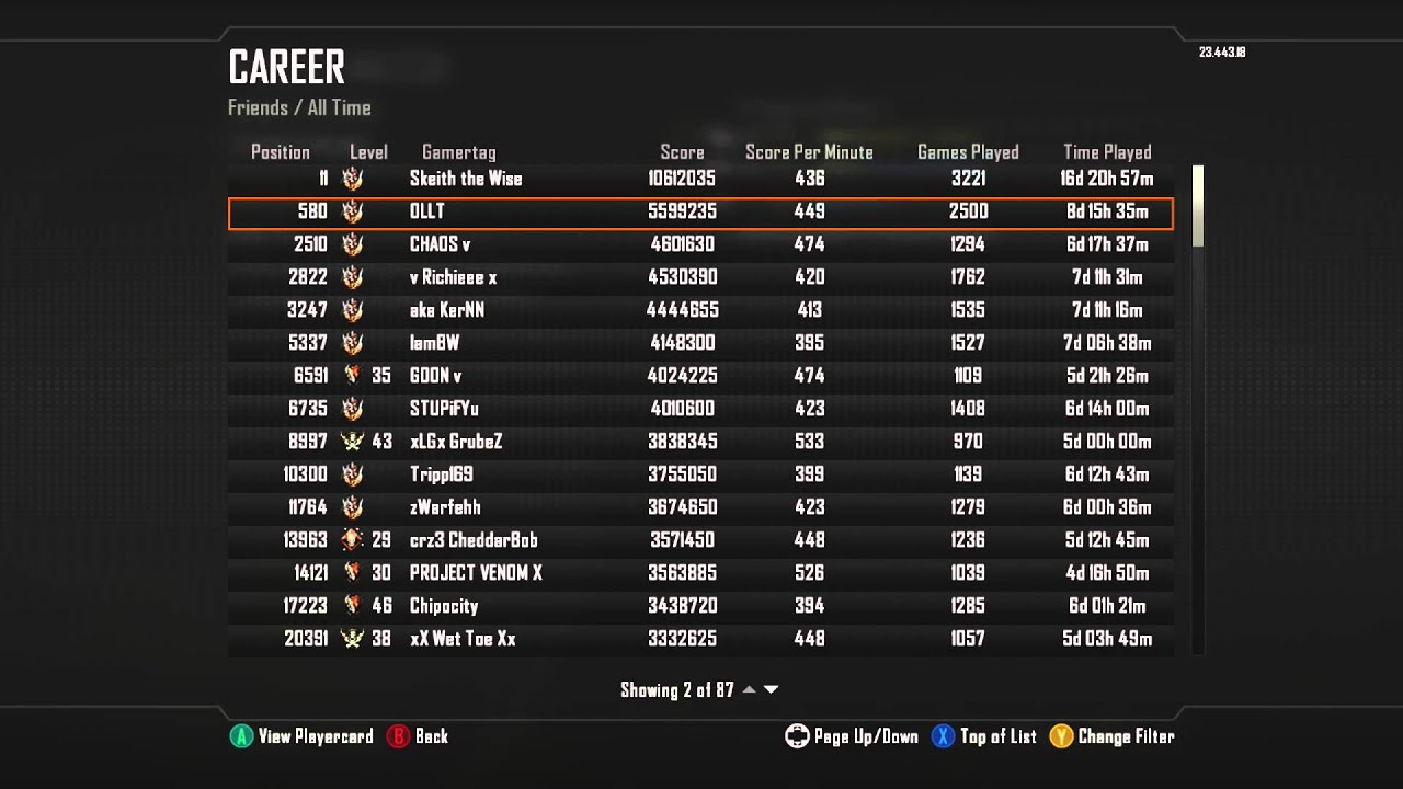 wicked elite member OLLT reseting his stats at 11th and in the top 600