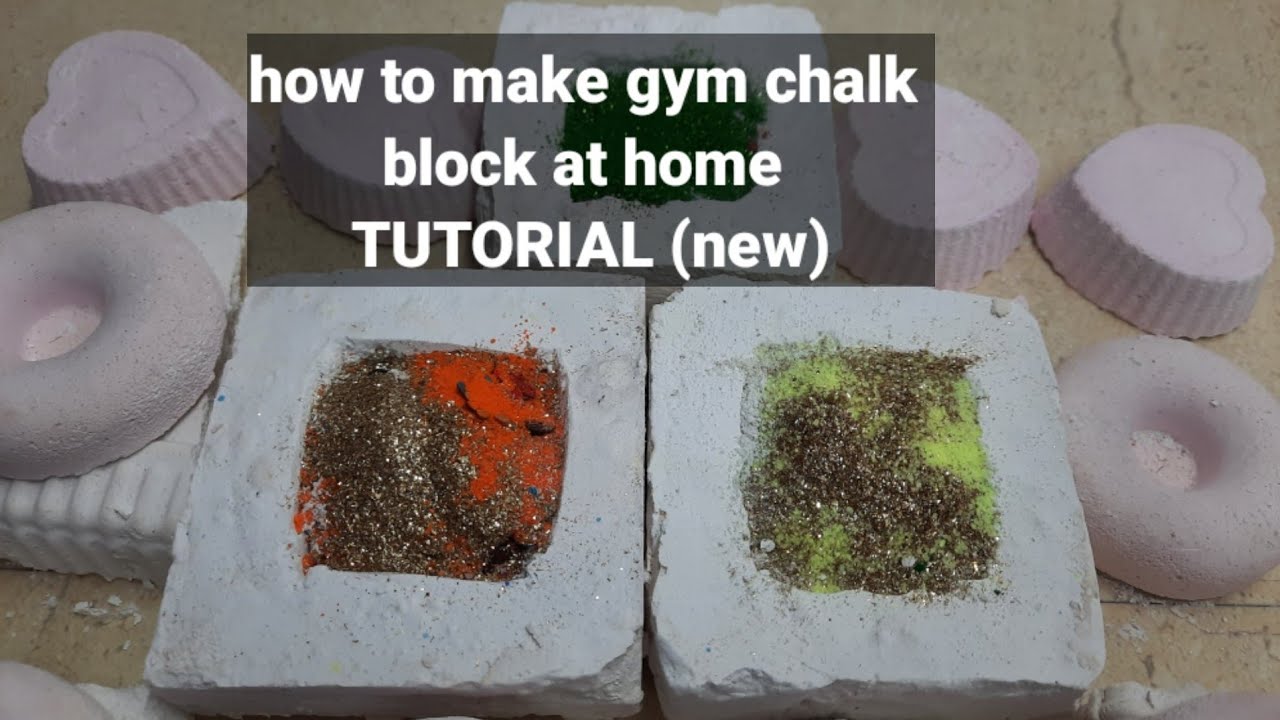 how to make gym chalk  at home ||TUTORIAL-(NEW)