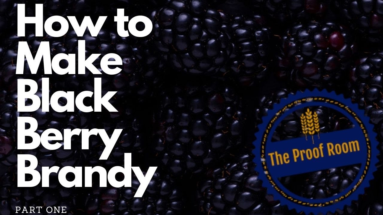 How to make Black berry Brandy!