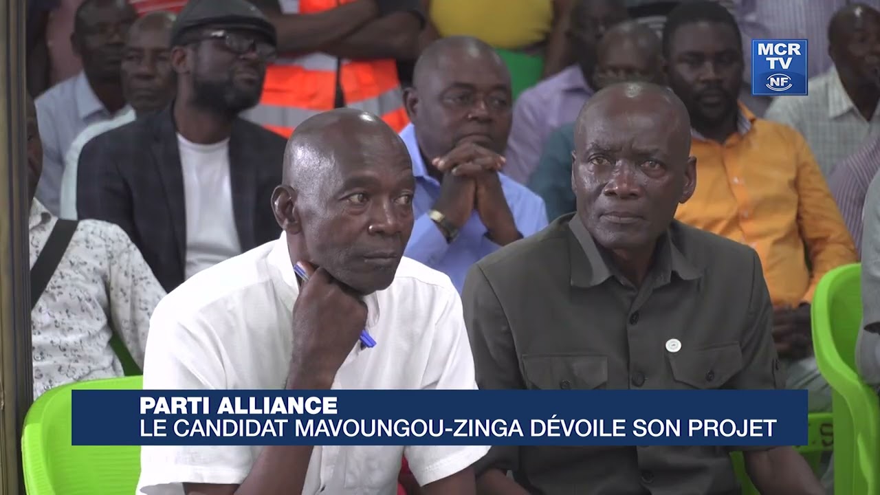 PARTI ALLIANCE / LE CANDIDAT MAVOUNGOU-ZINGA MABIO DÉVOILE SON PROJET