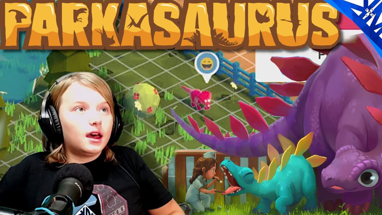 PARKASAURUS - Our 1st BABY DINOSAUR! Let's build a Dinosaur Park!